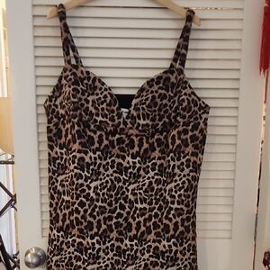 Anthropologie Dhruv Kapoor Brown Bustier Camisole Mini Dress